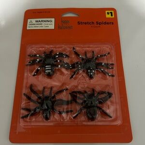 Lot of Halloween Toy Decorations. Bats. Spiders. Skeletons.